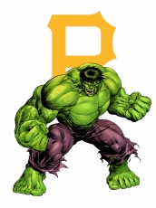 Pittsburgh Pirates Hulk Logo custom vinyl decal