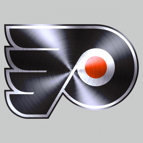 Philadelphia Flyers Stainless steel logo heat sticker