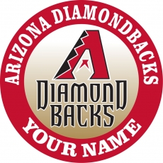 Arizona Diamondbacks Customized Logo heat sticker