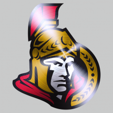 Ottawa Senators Stainless steel logo custom vinyl decal