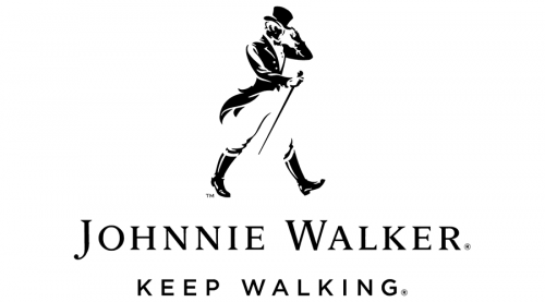Johnnie Walker brand logo custom vinyl decal