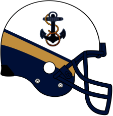 Navy Midshipmen 2012-Pres Helmet heat sticker