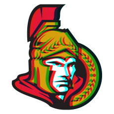 Phantom Ottawa Senators logo custom vinyl decal