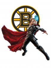 Boston Bruins Thor Logo heat sticker