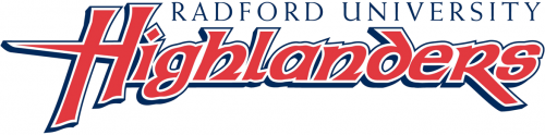 Radford Highlanders 2008-2015 Wordmark Logo custom vinyl decal