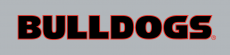 Georgia Bulldogs 2013-Pres Wordmark Logo custom vinyl decal