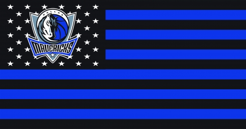 Dallas Mavericks Flag001 logo custom vinyl decal