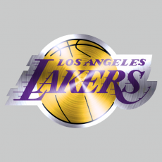Los Angeles Lakers Stainless steel logo heat sticker