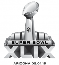 Super Bowl XLIX Logo heat sticker