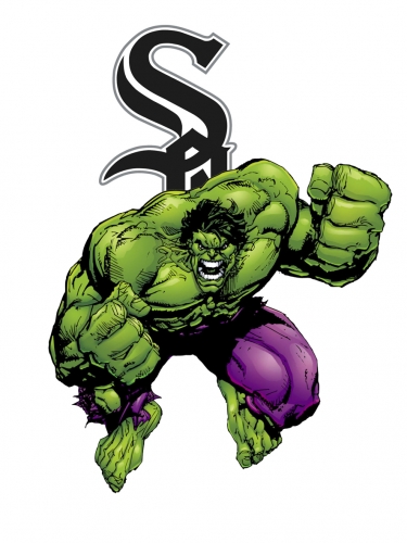 Chicago White Sox Hulk Logo heat sticker