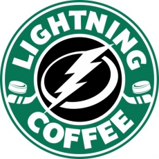 Tampa Bay Lightning Starbucks Coffee Logo heat sticker