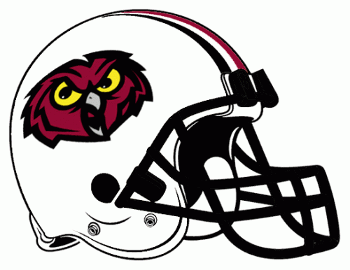 Temple Owls 2000-2003 Helmet Logo heat sticker