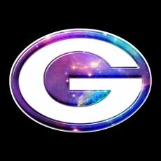 Galaxy Green Bay Packers Logo heat sticker