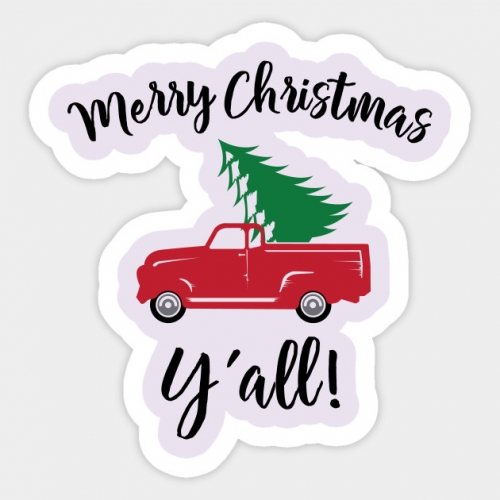 Christmas Logo 36 custom vinyl decal