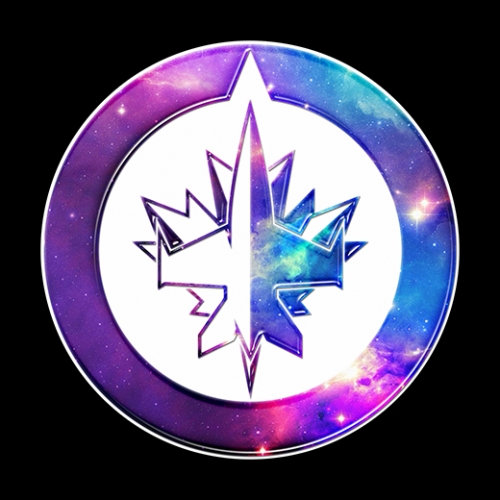 Galaxy Winnipeg Jets Logo heat sticker