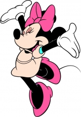 Minnie Mouse Logo 03 heat sticker