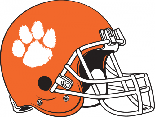 Clemson Tigers 1976 Helmet Logo custom vinyl decal