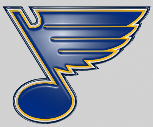 St. Louis Blues Plastic Effect Logo custom vinyl decal