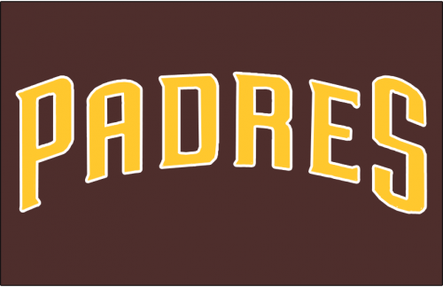 San Diego Padres 2016-2019 Jersey Logo 02 custom vinyl decal