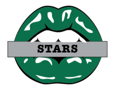 Dallas Stars Lips Logo heat sticker