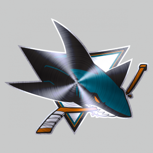 San Jose Sharks Stainless steel logo custom vinyl decal