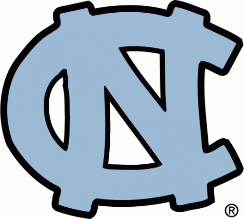 North Carolina Tar Heels 1968-1982 Secondary Logo custom vinyl decal