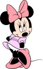 Minnie Mouse Logo 04 heat sticker