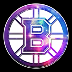Galaxy Boston Bruins Logo heat sticker