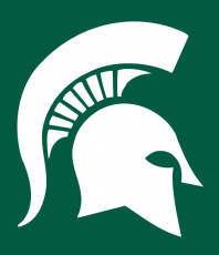 Michigan State Spartans 1977-Pres Primary Dark Logo heat sticker