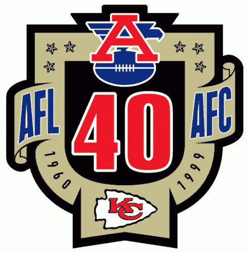 Kansas City Chiefs 1999 Anniversary Logo custom vinyl decal