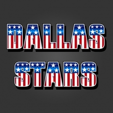 Dallas Stars American Captain Logo heat sticker