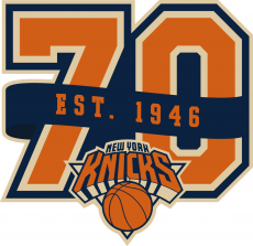 New York Knicks 2016-2017 Anniversary Logo heat sticker