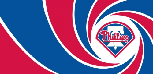 007 Philadelphia Phillies logo heat sticker