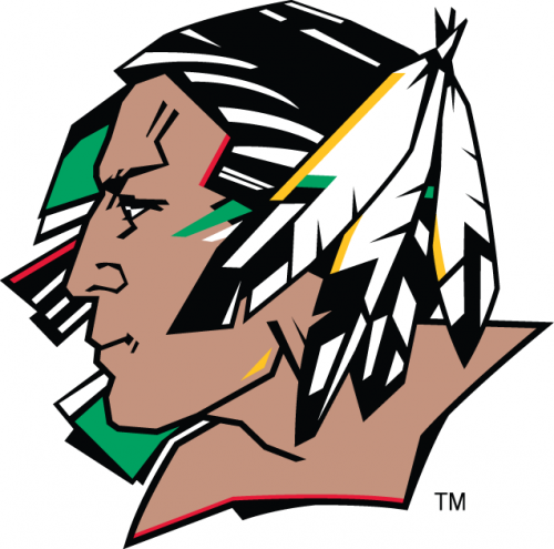 North Dakota Fighting Hawks 2007-2011 Primary Logo custom vinyl decal