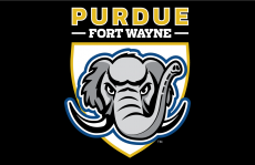 Purdue Fort Wayne Mastodons 2018-Pres Primary Dark Logo 01 heat sticker