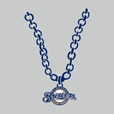 Milwaukee Brewers Necklace logo custom vinyl decal