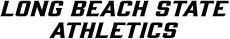 Long Beach State 49ers 2014-Pres Wordmark Logo 02 custom vinyl decal