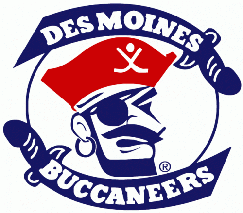 Des Moines Buccaneers 2011 12-Pres Primary Logo custom vinyl decal