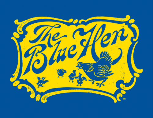 Delaware Blue Hens 1939-1954 Secondary Logo heat sticker