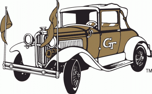 Georgia Tech Yellow Jackets 1961 Mascot Logo heat sticker