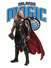 Orlando Magic Thor Logo heat sticker