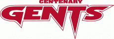 Centenary Gentlemen 1985-Pres Wordmark Logo custom vinyl decal