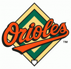 Baltimore Orioles 1995-2008 Alternate Logo custom vinyl decal