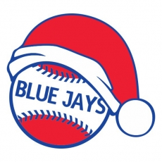 Toronto Blue Jays Baseball Christmas hat logo heat sticker