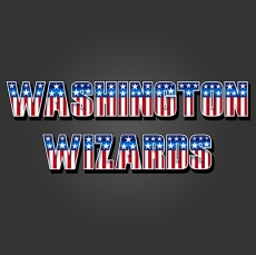 Washington Wizards American Captain Logo heat sticker