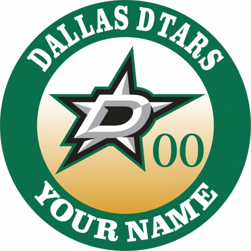 Dallas Stars Customized Logo heat sticker