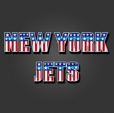 New York Jets American Captain Logo heat sticker