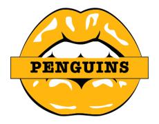 Pittsburgh Penguins Lips Logo custom vinyl decal