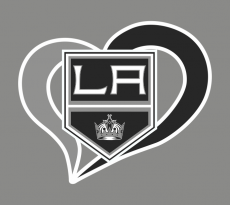 Los Angeles Kings Heart Logo custom vinyl decal