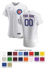 Chicago Cubs Custom Letter and Number Kits for Home Jersey Material Twill
